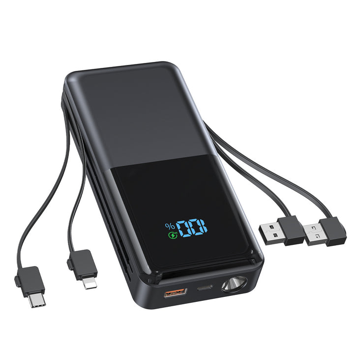 Bærbar Powerbank med integrert LED-skjerm og hurtigladefunksjon Skanto