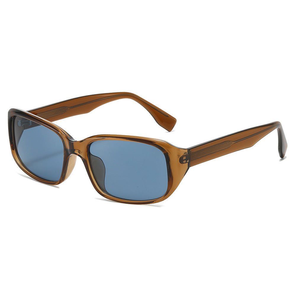 Dame Trendy Firkantet Solbrille Skanto