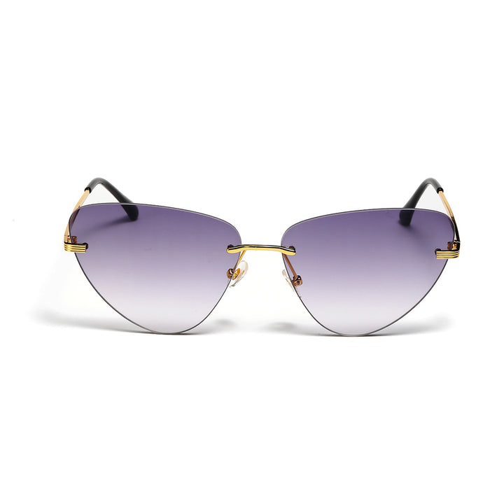 Dame moteriktig solbrille i trendy cat-eye design Skanto