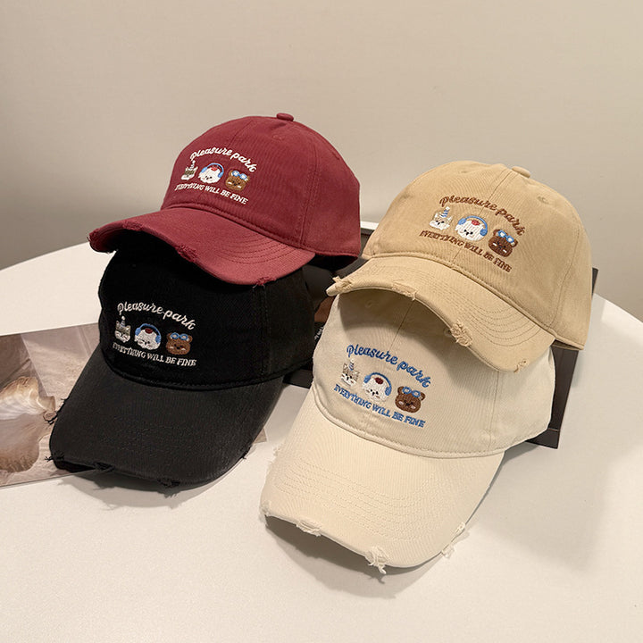 Unisex Brodert Fritids Caps Skanto