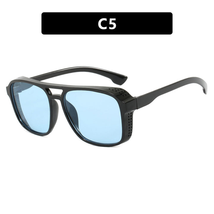 Dame moteriktig solbrille i trendy skilpaddemønster Skanto