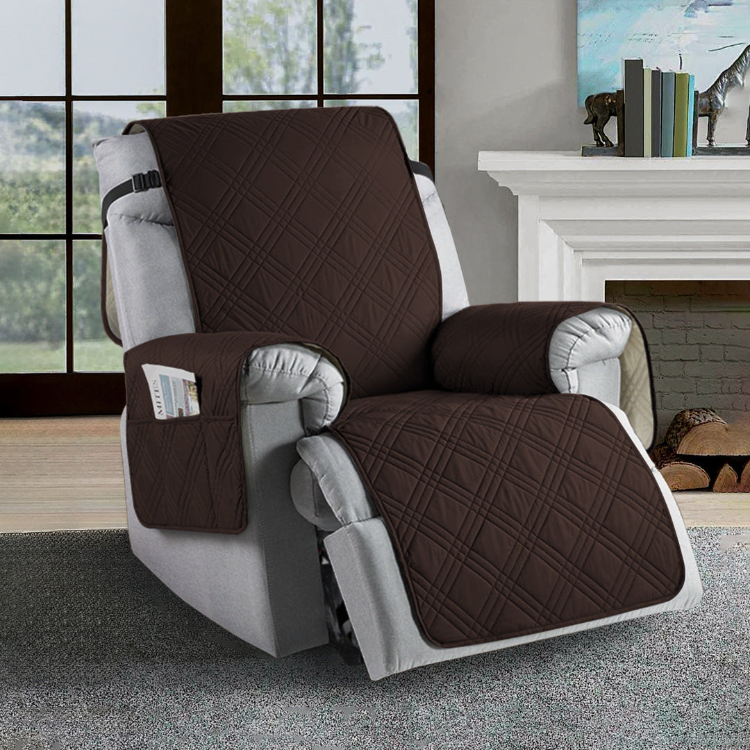 Skanto | Vanntett Recliner Trekk | Slitesterk Mikrofiber, Flekkresistent & Universell Passform for Hjemmets Beskyttelse