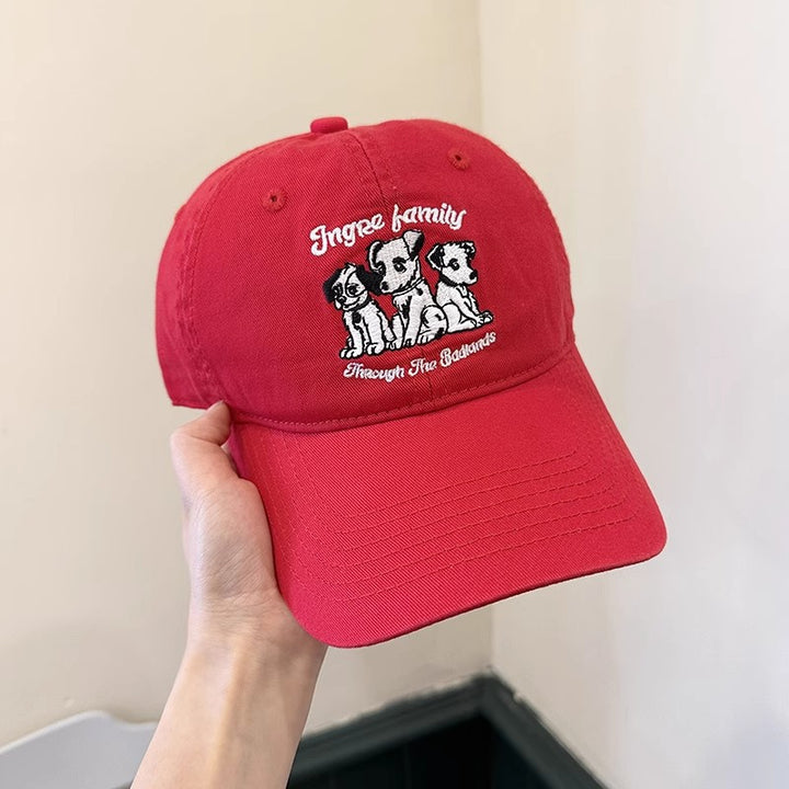 Kvinnenes broderte kjæledyr-tema baseball cap Skanto
