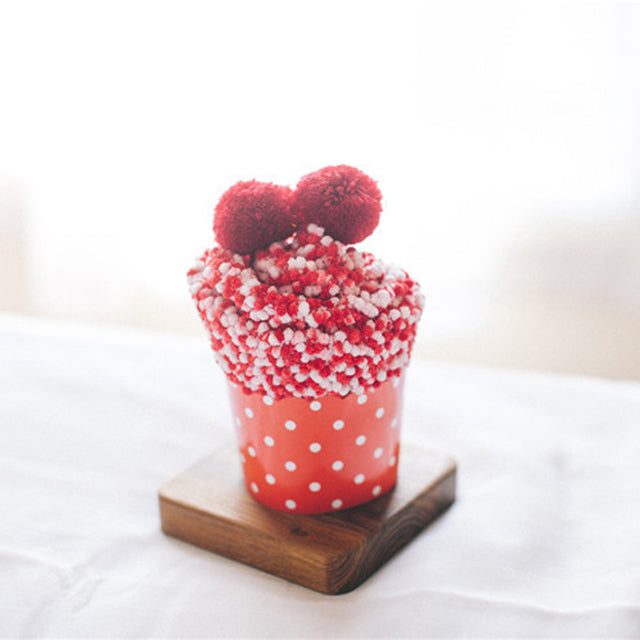 Skanto | Komfortabel Gave Pom Pom Cupcake Sokker