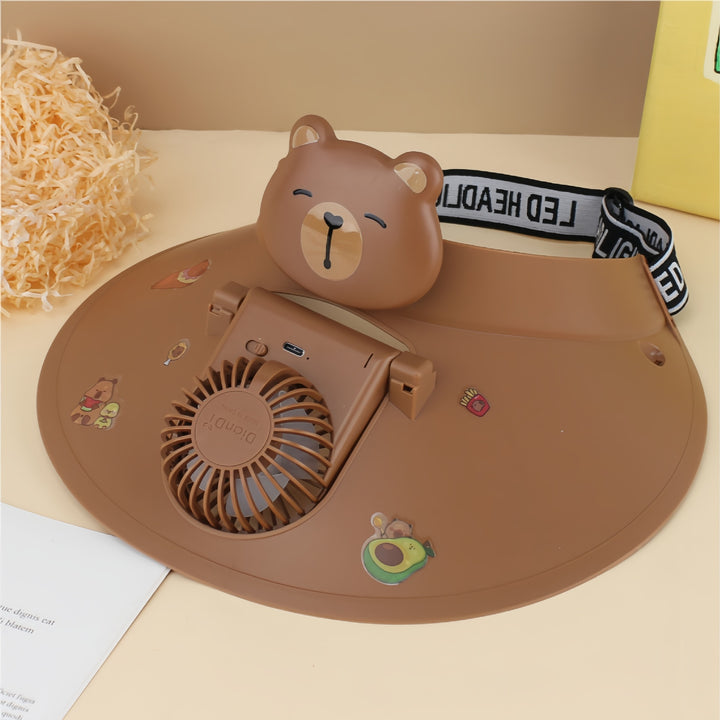 Bærbar USB bordvifte med kreativt dyredesign Skanto