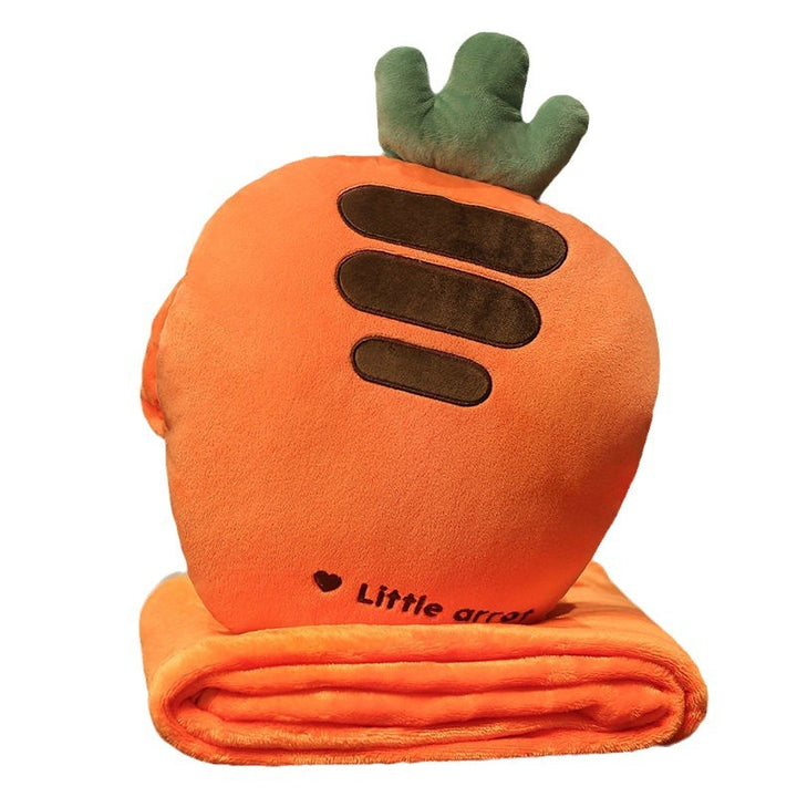 Plush gulrotpute og teppesett Skanto