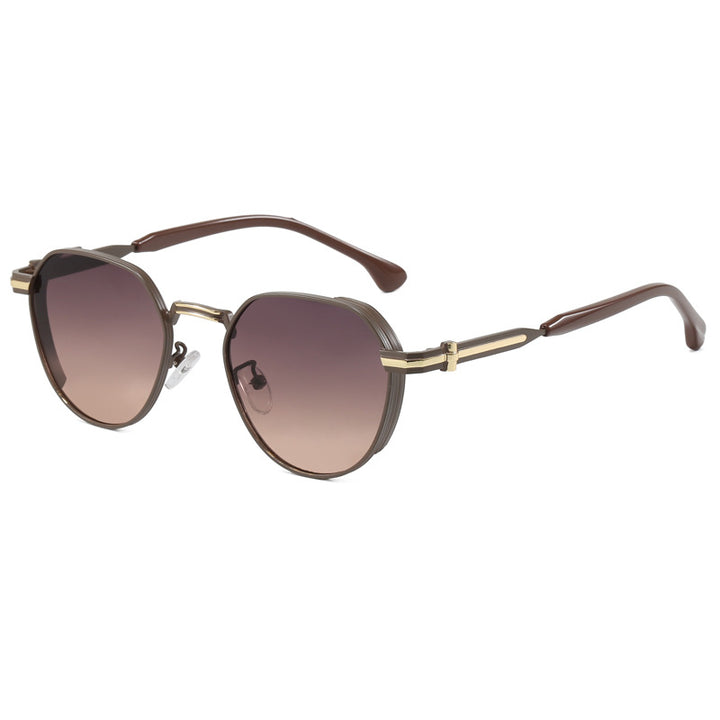 Dame geometrisk solbrille i moderne design Skanto