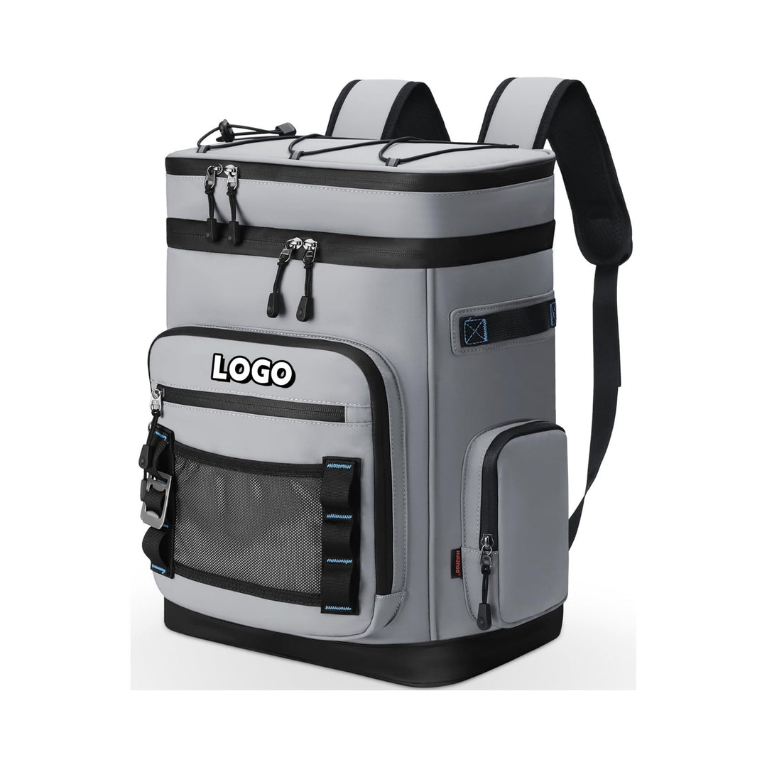 Unisex insulated food and cooler backpack with multiple pockets, padded straps, and water-repellent coating Skanto
