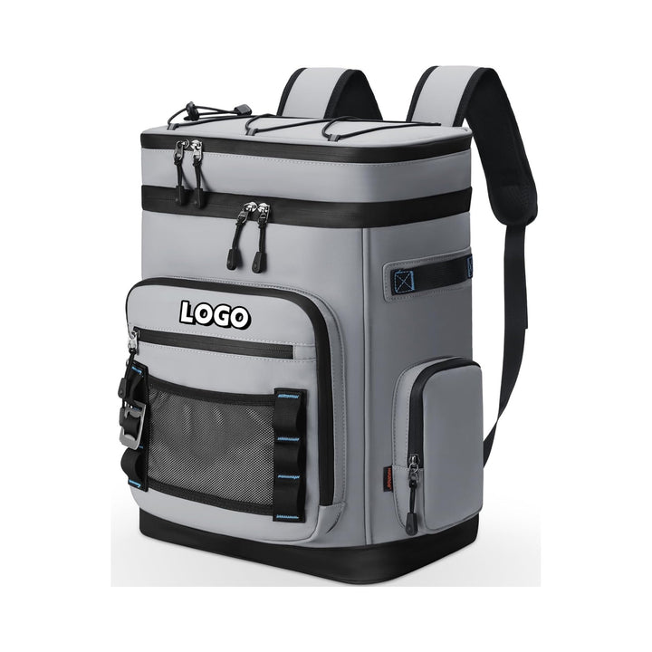 Unisex insulated food and cooler backpack with multiple pockets, padded straps, and water-repellent coating Skanto