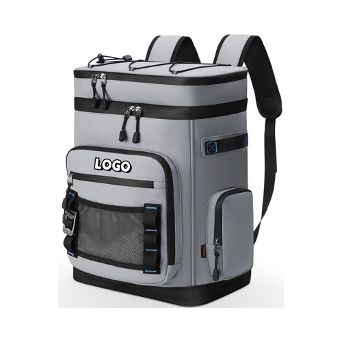 Unisex insulated food and cooler backpack with multiple pockets, padded straps, and water-repellent coating Skanto