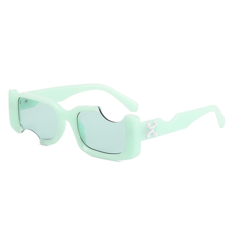 Dame eksklusiv moderne solbrille med futuristisk design Skanto