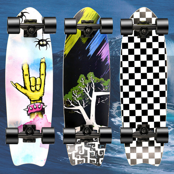 Kunstnerisk Longboard Skanto