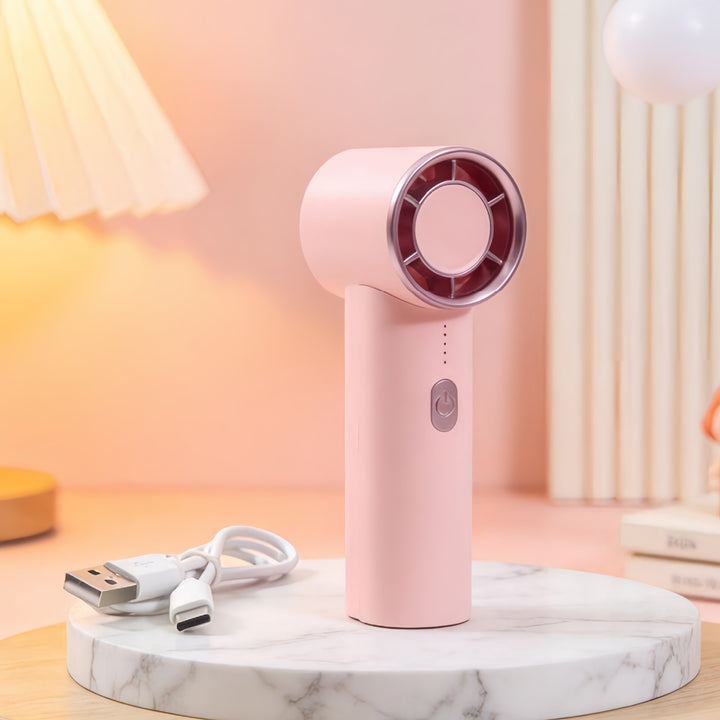 Damen Bærbar Håndvifte med USB-ladingsfunksjon og fleksibelt design Skanto