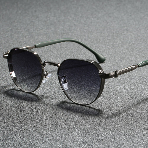 Dame geometrisk solbrille i moderne design Skanto