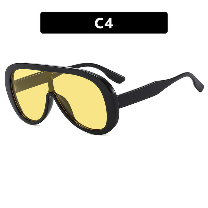 Women's futuristic sports sunglasses with wide field of vision and UV protection Skanto