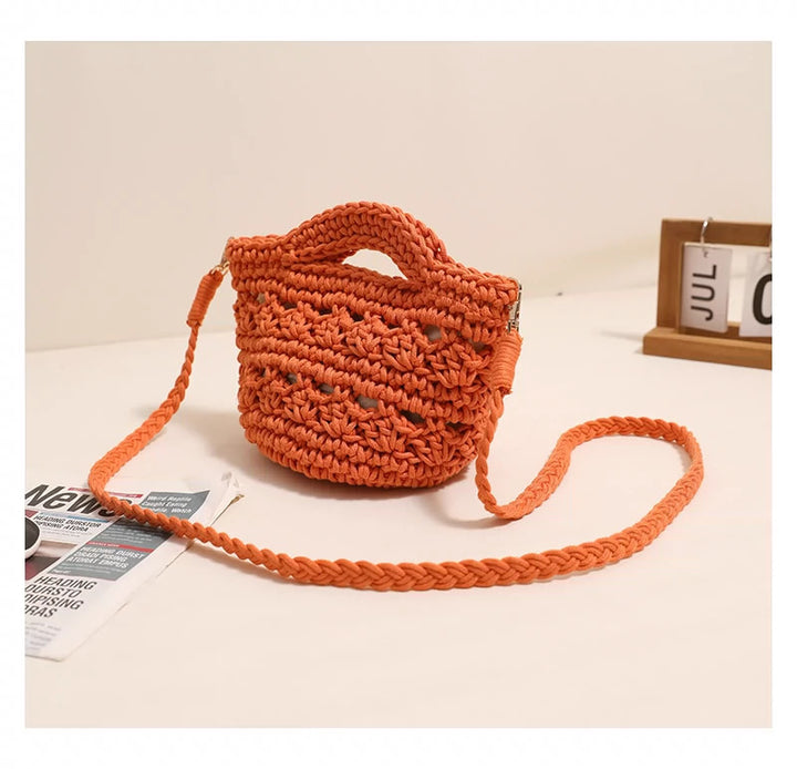 Handmade macrame shoulder bag with unique design Skanto