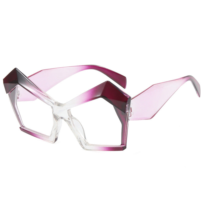 Dame geometrisk designerbrille Skanto