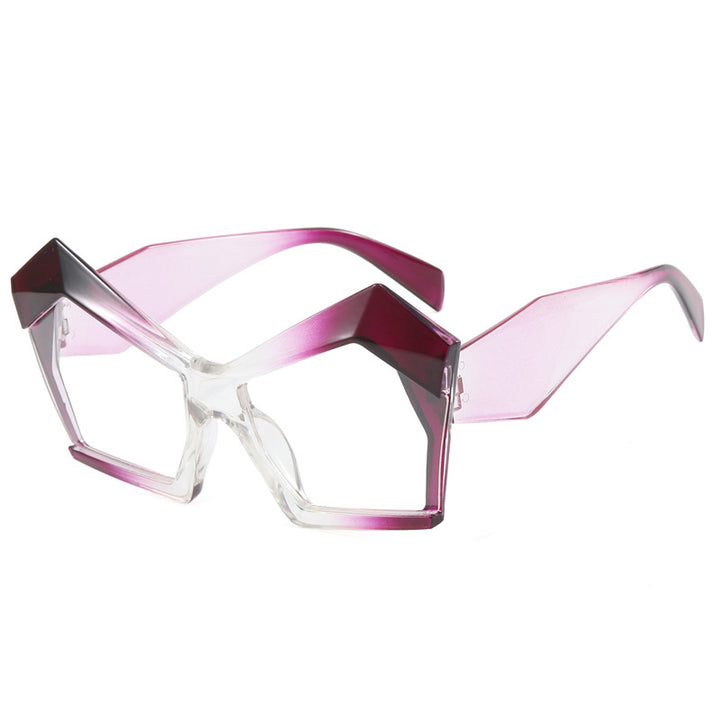 Dame geometrisk designerbrille Skanto