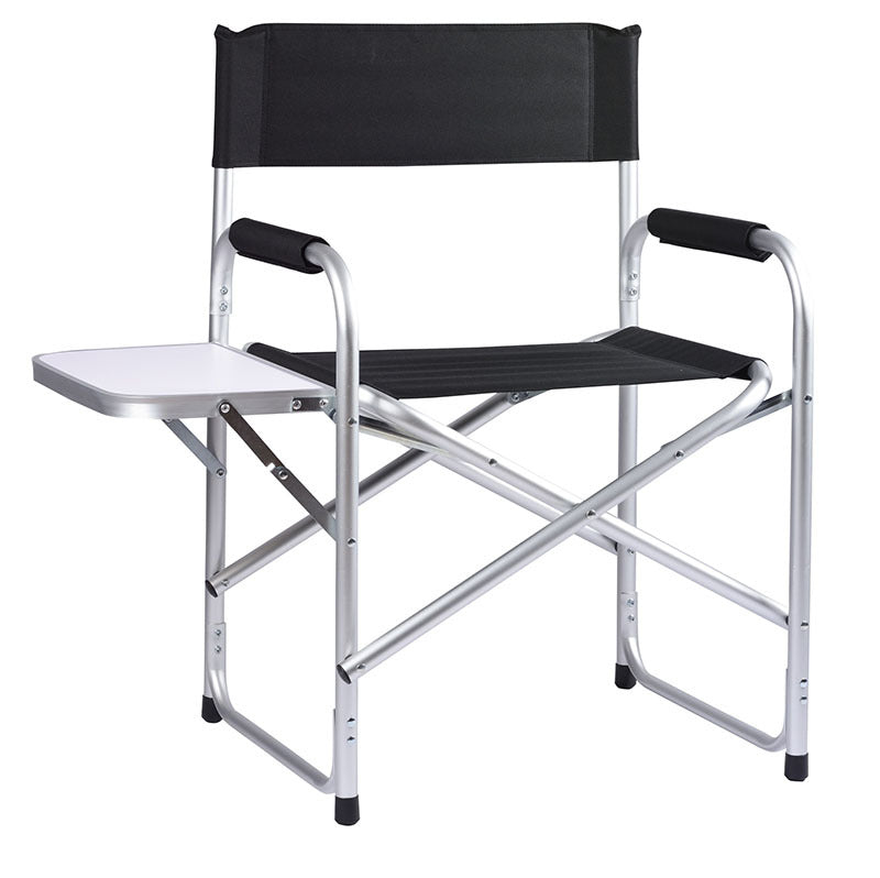 Comfortable Folding Chair with Side Shelf Skanto
