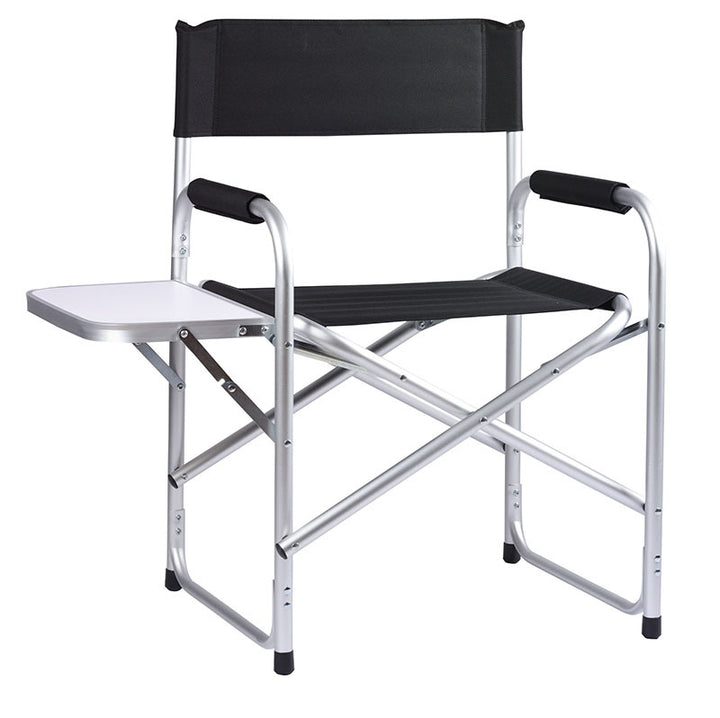 Comfortable Folding Chair with Side Shelf Skanto