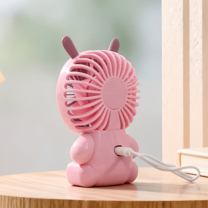 Kvinnens portable USB mini håndholdte vifte med dyredesign Skanto