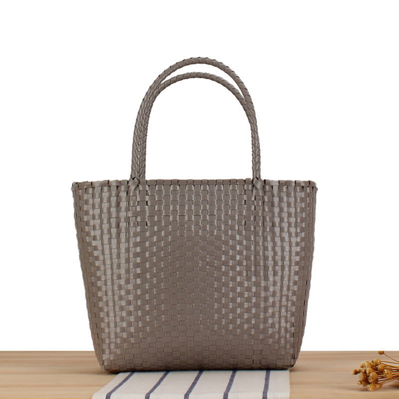 Padded tote bag in durable plastic fabric Skanto