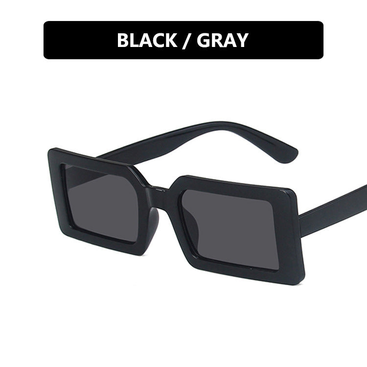 Women's square sunglasses with modern, wide frame and protective UV filter Skanto