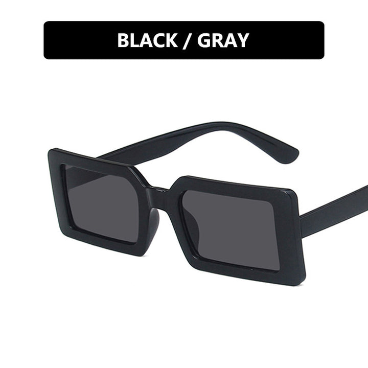 Women's square sunglasses with modern, wide frame and protective UV filter Skanto