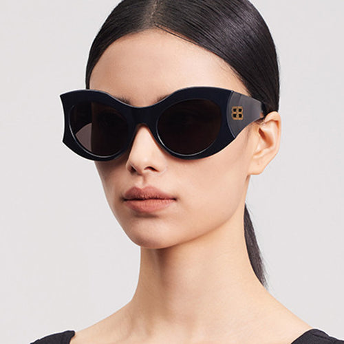 Women's Stylish Cat-Eye Sunglasses with High-Gloss Design and Protective Lenses Skanto
