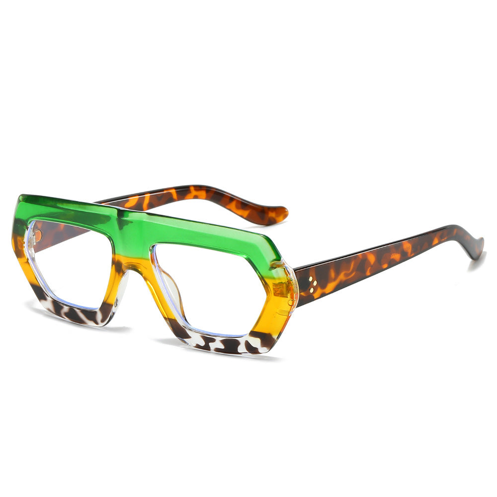 Women's Fashionable Optical Glasses in Extravagant Hexagon Design Skanto