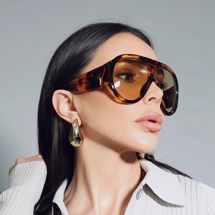 Women's oversized retro-inspired sports sunglasses Skanto