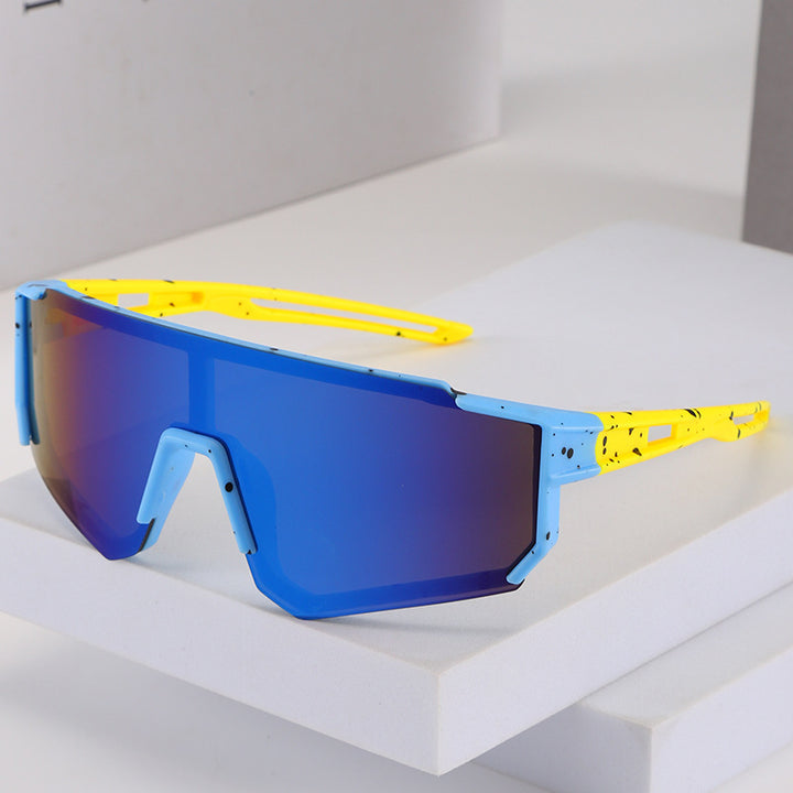 Men's Futuristic Oversized Shield Sunglasses Skanto