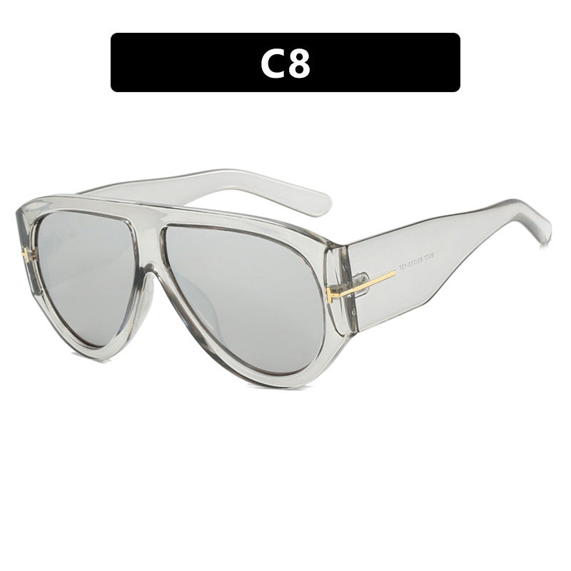 Women's Geometric Sunglasses with Modern Frame and Polarized Lenses Skanto