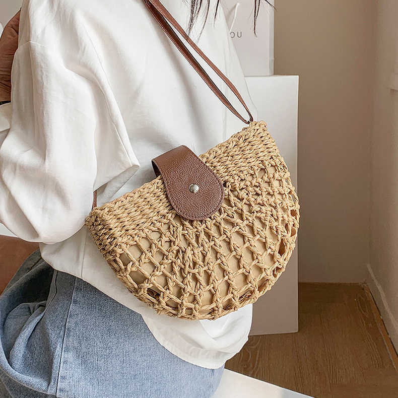 Handbag in modern net design Skanto