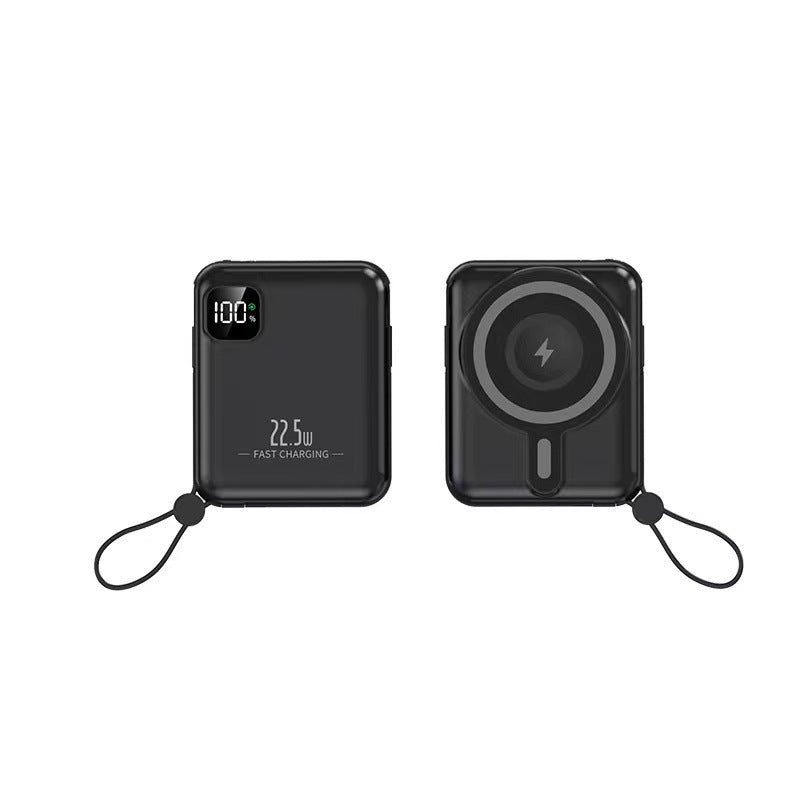 Magnetisk powerbank med høghastighets ladeteknologi Skanto