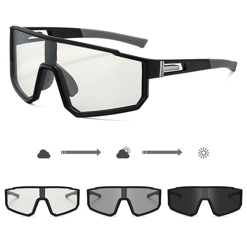 Unisex Sporty Performance Solbriller med smart lysutskifting Skanto