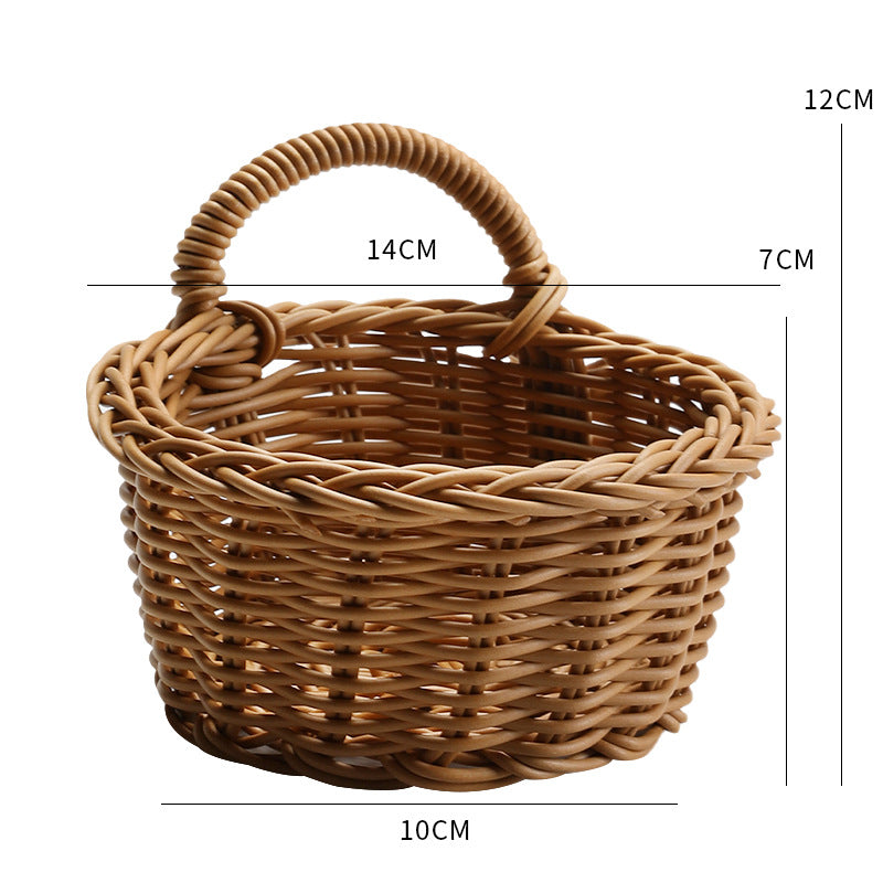Håndlaget Rattan Fruktkurv Skanto