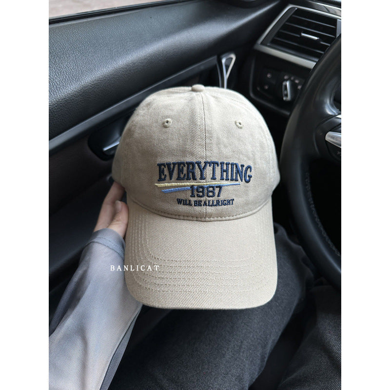 Herre Casual Brodert Uttal Baseball Cap Skanto