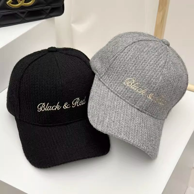 Kvinne Brodert Casual Strikket Baseball Caps Skanto