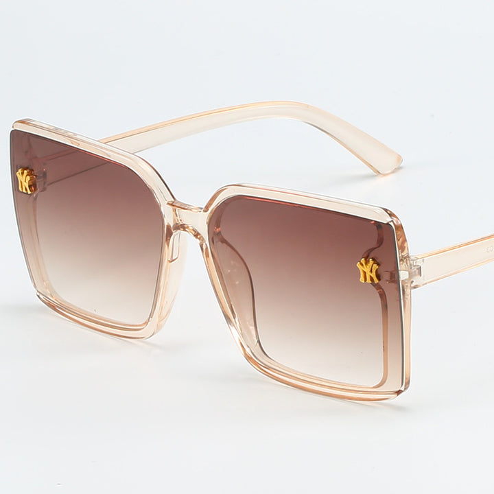 Dame Oversized-solbriller med elegante glass Skanto