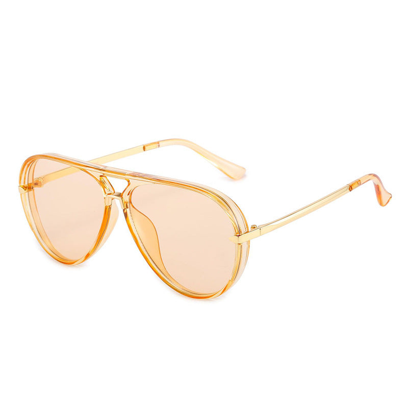 Dame pilot-solbrille med moderne metallramme og UV-beskyttelse Skanto