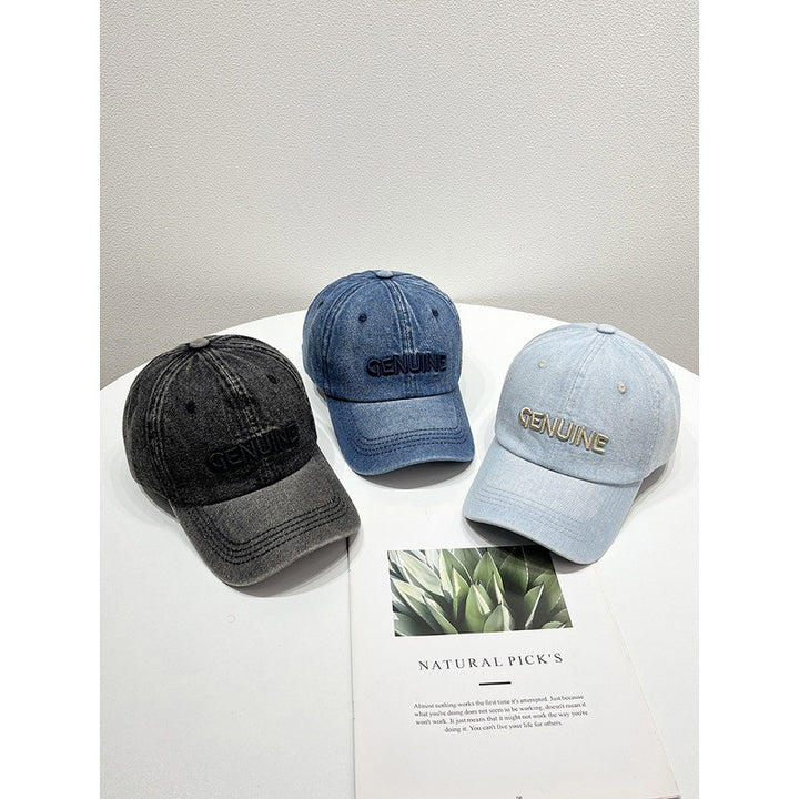 Herre Denim Baseball Caps Skanto