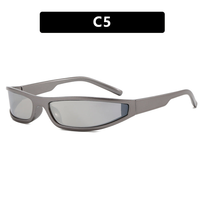 Women's sports sunglasses with a flat, aerodynamic design and UV protection Skanto