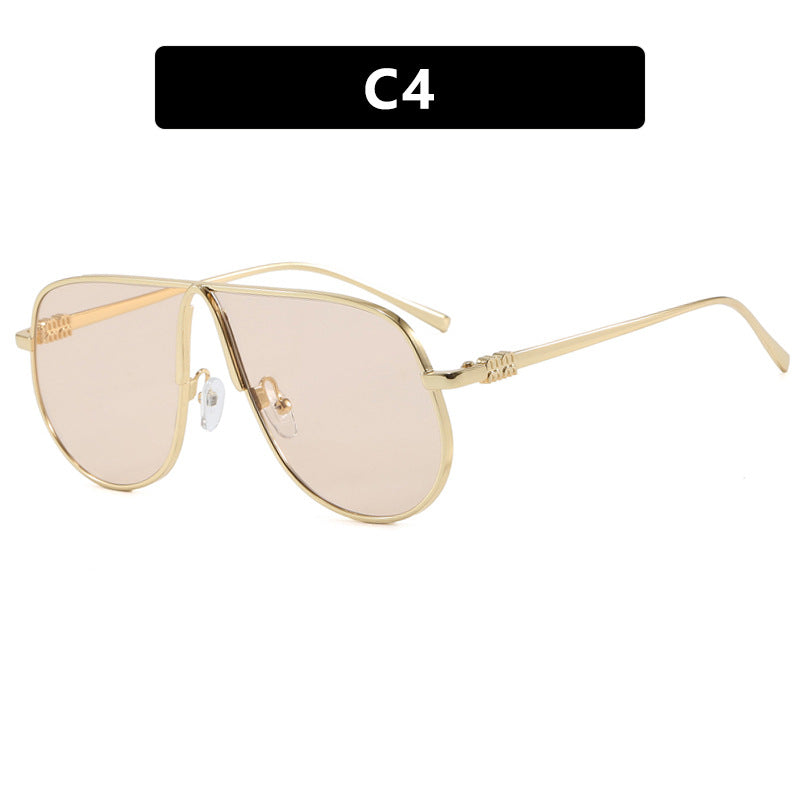 Women's pilot sunglasses with high-quality metal frame and polarized lenses Skanto