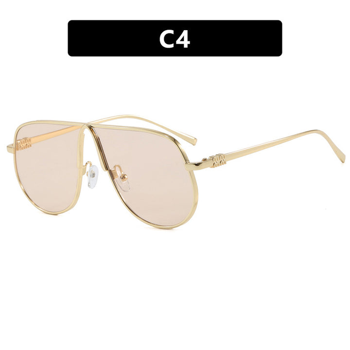 Women's pilot sunglasses with high-quality metal frame and polarized lenses Skanto