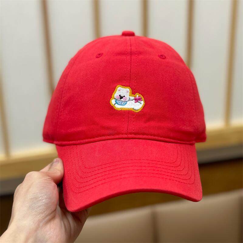 Kvinnenes broderte morsomme karakter baseballcaps Skanto