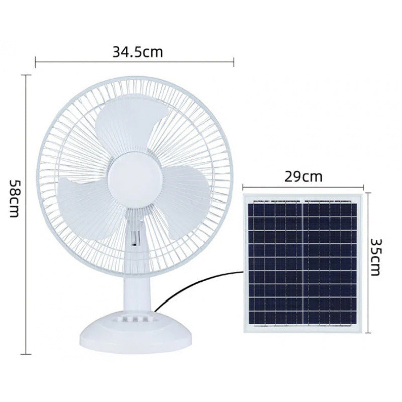 Unisex Solarbetrift Stående vifte med justerbar vinkel og effektive vifteblader Skanto