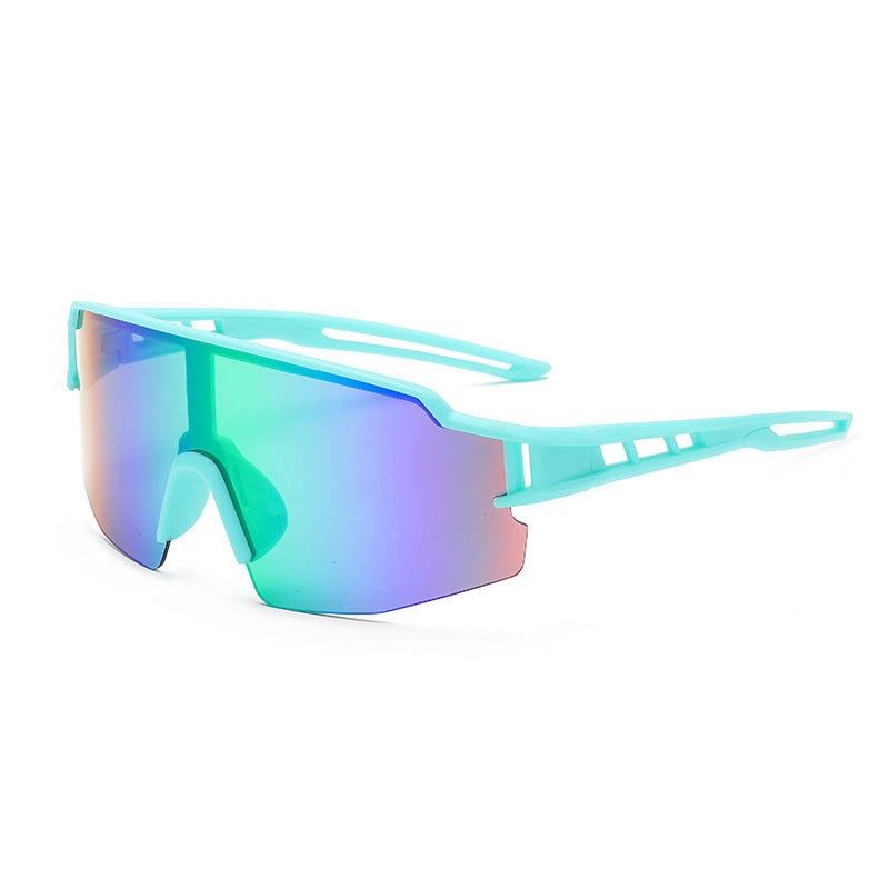 Unisex nan sporty omsluttende solbrille med ultralett polykarbonat-linse og sklisikre nesestøtter Skanto