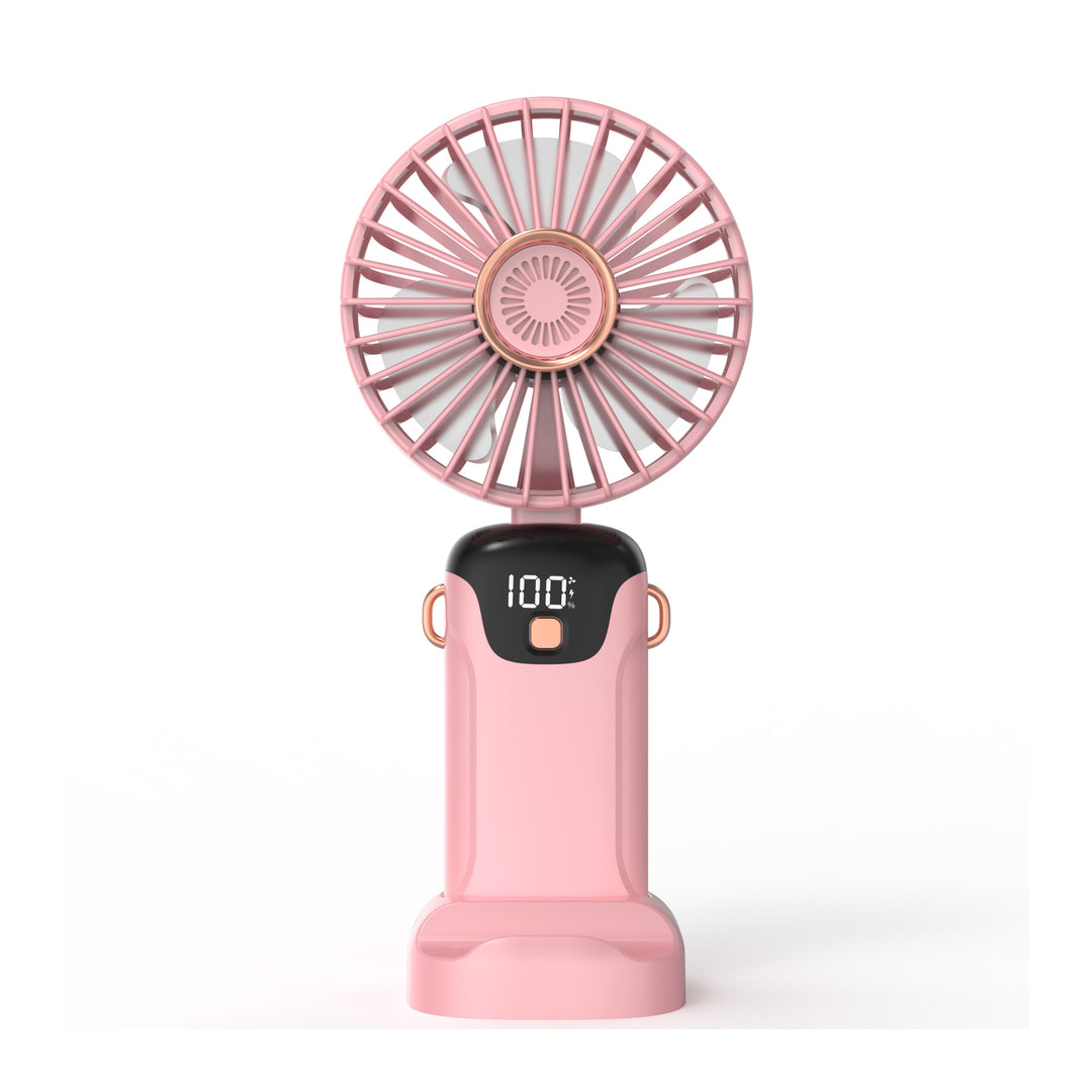 Unisex Bærbar Digital Håndholdt Mist Vifte Skanto