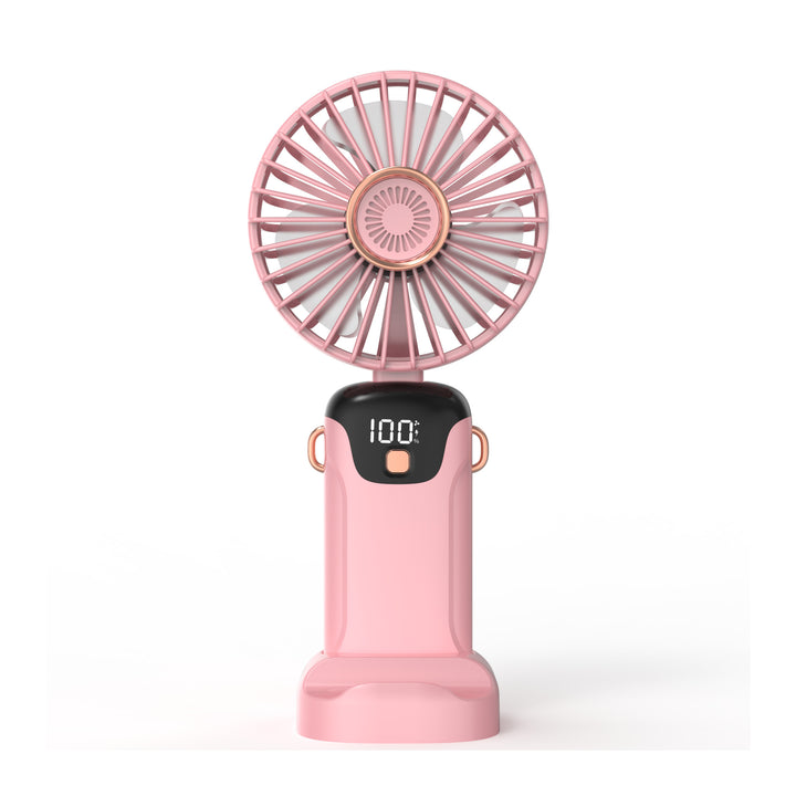 Unisex Bærbar Digital Håndholdt Mist Vifte Skanto